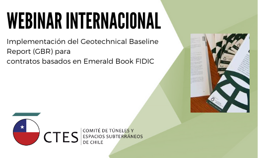 CTES realizó con éxito Webinar Internacional: Implementación del Geotechnical Baseline Report (GBR)