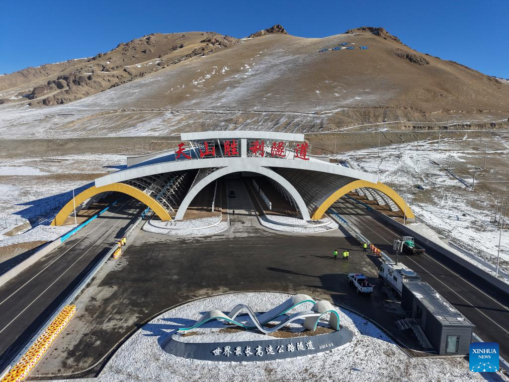 China opens world’s longest highway tunnel