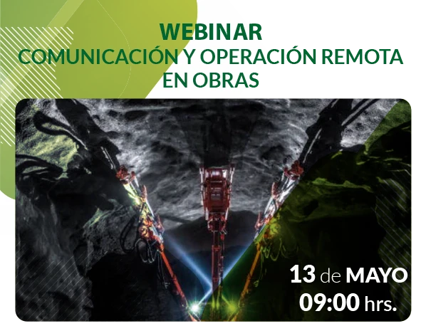 Webinar «Comunicación y operación en obras subterraneas»