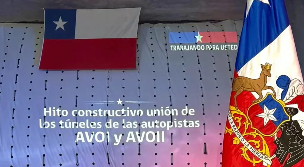 This is how one of the most significant construction milestones in Chilean underground infrastructure unfolded.